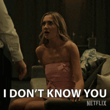 I Dont Know You Lady Phoebe GIF - I Dont Know You Lady Phoebe Tilly Keeper GIFs