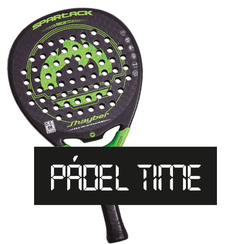 Padel Time Jhayber Sticker - Padel Time Jhayber Padel Stickers