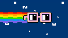 Nyoun Cat Nyan Cat GIF - Nyoun Cat Nyan Cat Nouns GIFs