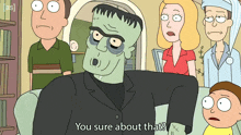You Sure About That Frankenstein GIF - You Sure About That Frankenstein Rick And Morty GIFs