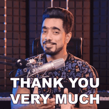 Thank You Very Much Unmesh Dinda GIF - Thank You Very Much Unmesh Dinda Piximperfect GIFs
