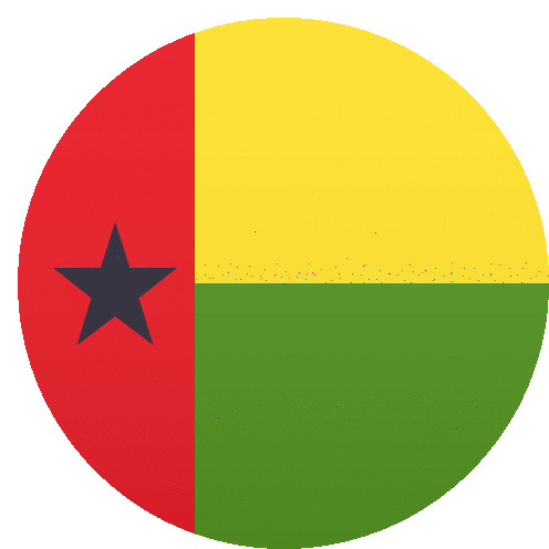 Guinea Bissau Flags Sticker - Guinea Bissau Flags Joypixels Stickers