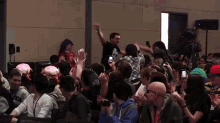 creature panel pax east2014 celebration cheering entrance high fives