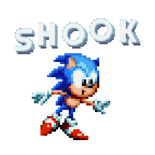 Sonic Shook I Sticker - Sonic Shook I Stickers