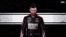 Flag Over Shoulders Corey Lajoie GIF - Flag Over Shoulders Corey Lajoie Nascar GIFs
