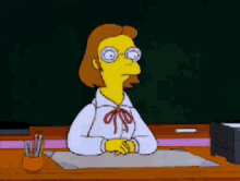Simpsons School GIF - Simpsons School Thought GIFs