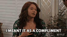I Meant It As A Compliment Jade Mckellan GIF - I Meant It As A Compliment Jade Mckellan Talia Jackson GIFs