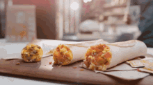 Taco Bell Toasted Breakfast Burrito GIF