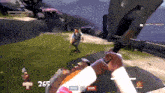 a screenshot of a video game showing 265 points
