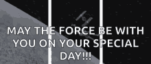 Star Wars May The Force Be With You GIF - Star Wars May The Force Be With You Spaceship GIFs