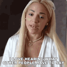 I Love Hearing What Other People Have To Say Gabriella Demartino GIF - I Love Hearing What Other People Have To Say Gabriella Demartino Fancy Vlogs By Gab GIFs