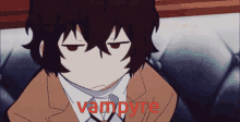 Vampyre Dazai Osamu GIF - Vampyre Dazai Osamu Bungou Stray Dogs GIFs