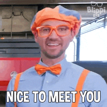 nice to meet you blippi blippi wonders   educational cartoons for kids i%27m glad to meet you pleased to make your acquaintance