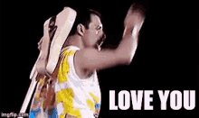 Love You Freddie GIF - Love You Freddie Freddie Mercury GIFs