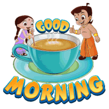 Good Morning Chutki GIF - Good Morning Chutki Chhota Bheem GIFs