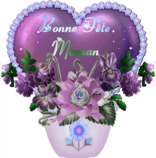 maman bonne f%C3%AAte maman happy birthday mom flowers spin