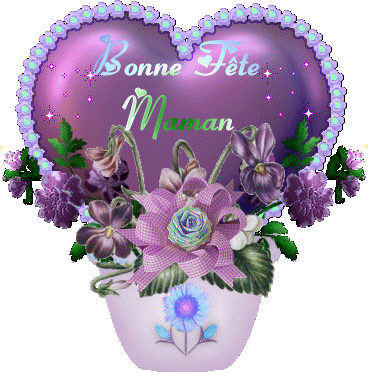 Maman Bonne Fête Maman Sticker - Maman Bonne Fête Maman Happy Birthday Mom Stickers