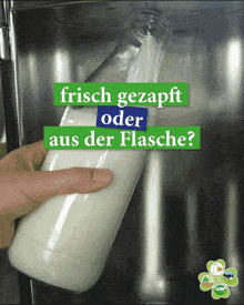 Gezapft Frischmilch GIF