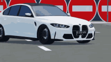 a white car with a license plate that says b 2259 mrah