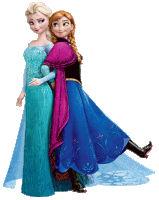 Sisters Anna And Elsa Sticker