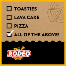 rodeo pizza