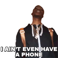 I Aint Even Have A Phone Roddy Ricch Sticker - I Aint Even Have A Phone Roddy Ricch Baby Boy Song Stickers