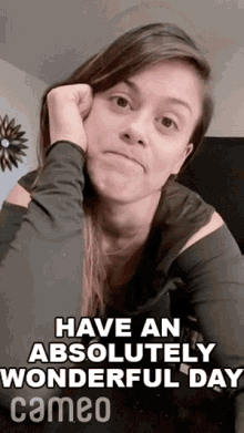 Have An Absolutely Wonderful Day Lindsey Shaw GIF - Have An Absolutely Wonderful Day Lindsey Shaw Cameo GIFs