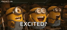 Minions Excited GIF - Minions Excited GIFs