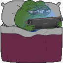 Can'T Sleep Pepe Sticker - Can'T Sleep Pepe Stickers