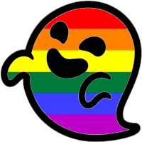 Happy Rainbow Sticker - Happy Rainbow Ghost Stickers