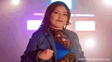 Punching Vivian Rivera GIF - Punching Vivian Rivera Wow Women Of Wrestling GIFs