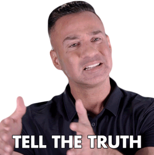 Tell The Truth The Situation Sticker - Tell The Truth The Situation Mike Sorrentino Stickers