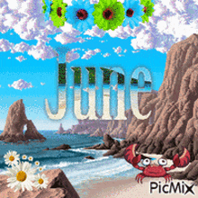 Welcome To June Sunflowers GIF - Welcome To June Sunflowers Crab GIFs