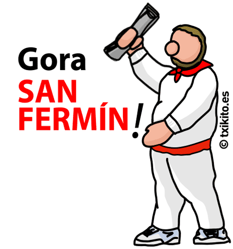 San Fermin Iruña Sticker - San Fermin Iruña Pamplona Stickers