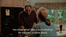 The Sopranos Tony Soprano GIF - The Sopranos Tony Soprano This Is Too Fucked Up GIFs
