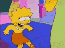 Grechent Lisa Simpson GIF - Grechent Lisa Simpson Laugh GIFs