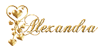 Alexandra Alexandra Name Sticker - Alexandra Alexandra Name Gold Stickers