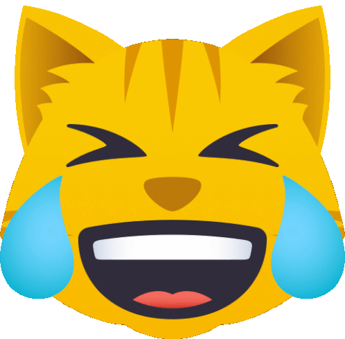 Tears Of Joy Cat Sticker - Tears Of Joy Cat Joypixels Stickers