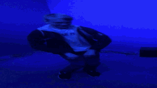Dance Blue GIF - Dance Blue Blue Light GIFs