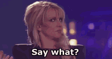 Britney Spears Say What GIF