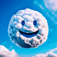 Smiley Clouds GIF - Smiley Clouds Smiley Face GIFs