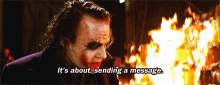 Joker About Sending A Message GIF - Joker About Sending A Message Dark Knight GIFs