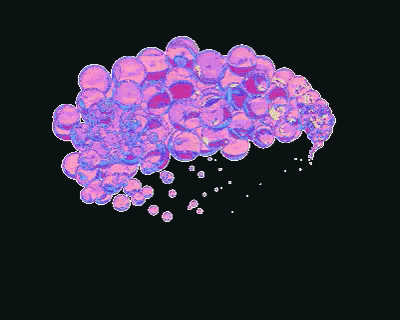 Pink Bubbles On Black Background GIF - Bubbles Pinkbubbles - Discover &  Share GIFs