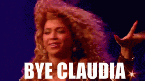 Bye Claudia GIF - Bye Claudia Beyonce GIFs