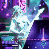 a video game with guns n ' roses paradise city on the screen