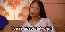 Tami Roman Youre Right GIF - Tami Roman Youre Right Youre Absolutely Right GIFs