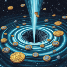 Wormhole Blackhole GIF - Wormhole Blackhole Coin GIFs