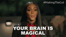 Your Brain Is Magical Making The Cut GIF - Your Brain Is Magical Making The Cut You Are So Creative GIFs