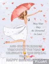 may your day be showered in love and god 's blessings throughout the year celebrate this special happy birthday sis