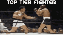 top tier top tier fighter mohammed ali boxing knock out
